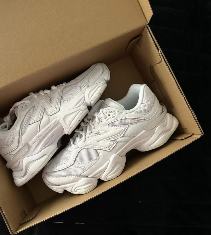 New Balance 9060 Triple White