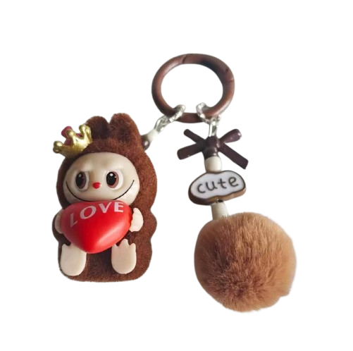 Labubu Love Brown
