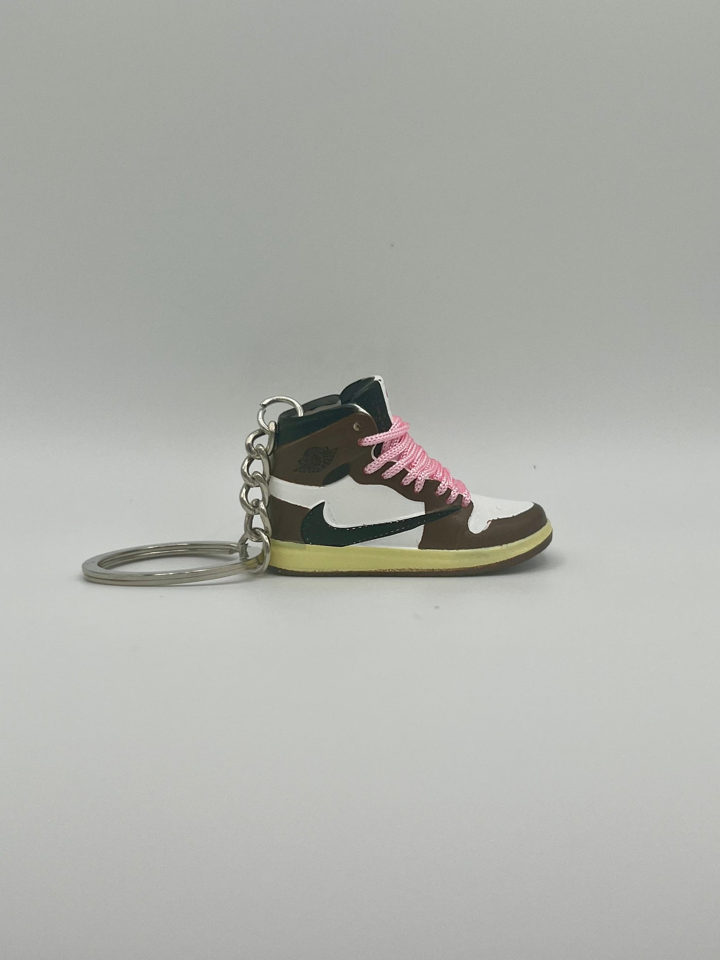 Jordan 1 High Trevis Scott Mocha (lacci rosa)