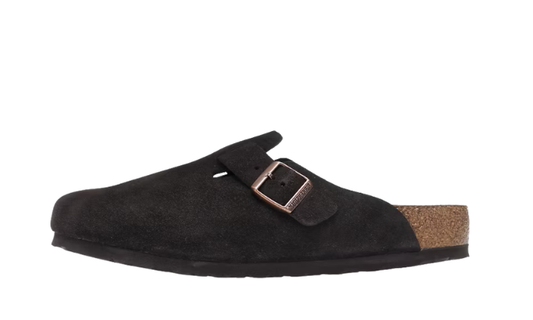 Birkenstock Boston Black Suede