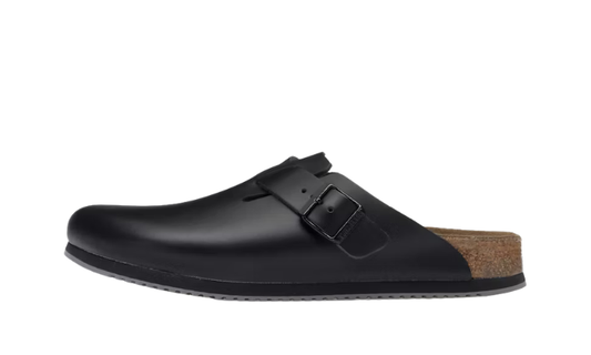 Birkenstock Boston Black Leather