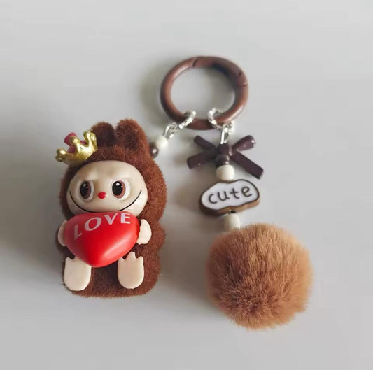 Labubu Love Brown