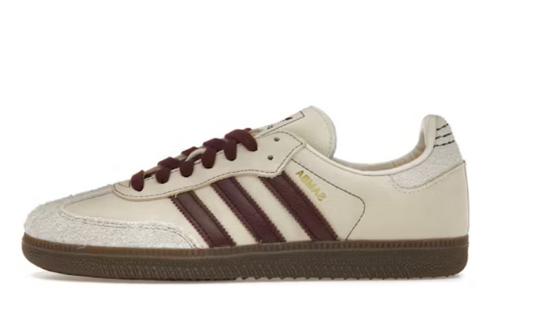 Adidas Samba OG Wonder White Maroon